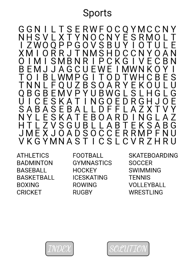 100 word searches for Kindle Scribe