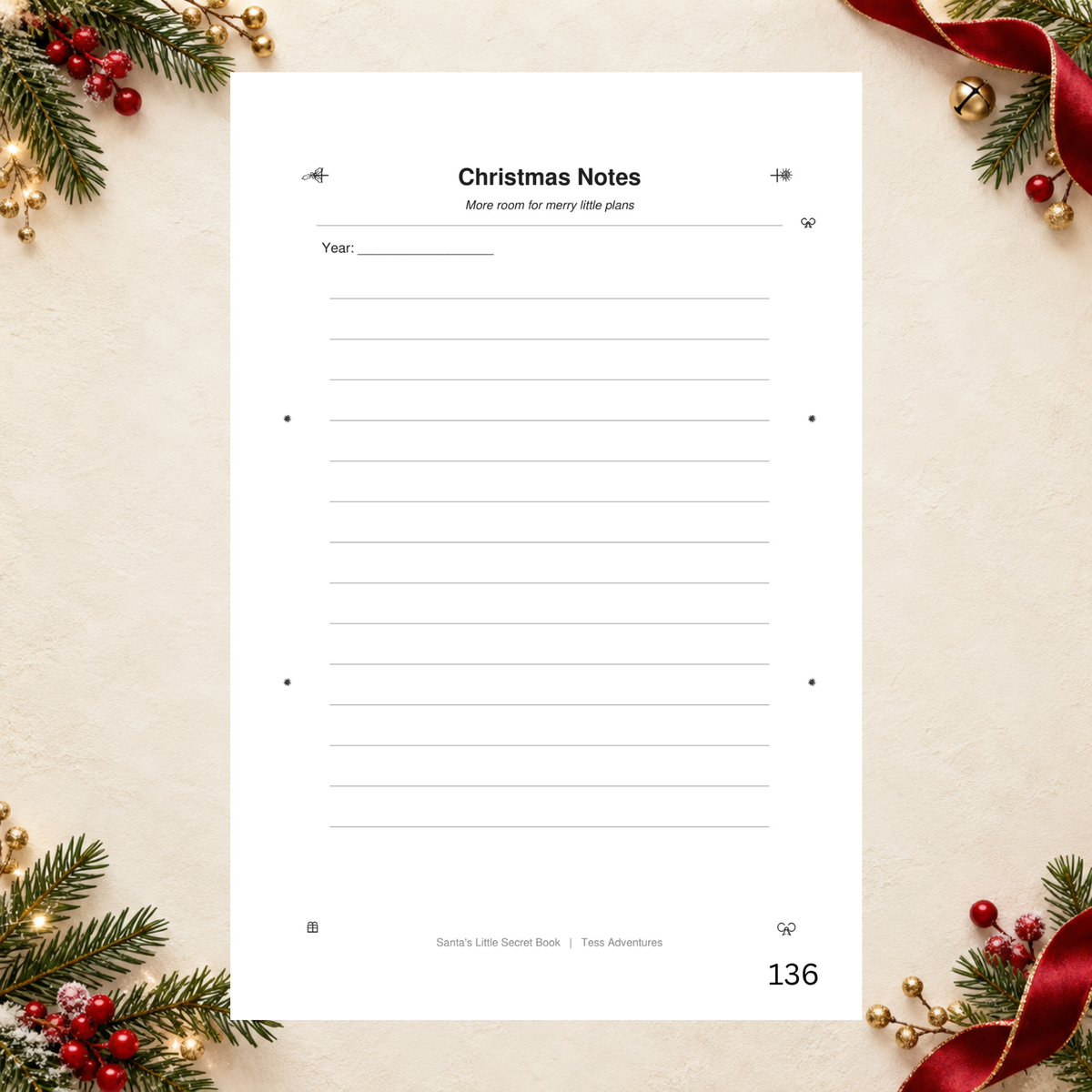 Santa's Little Secret Book