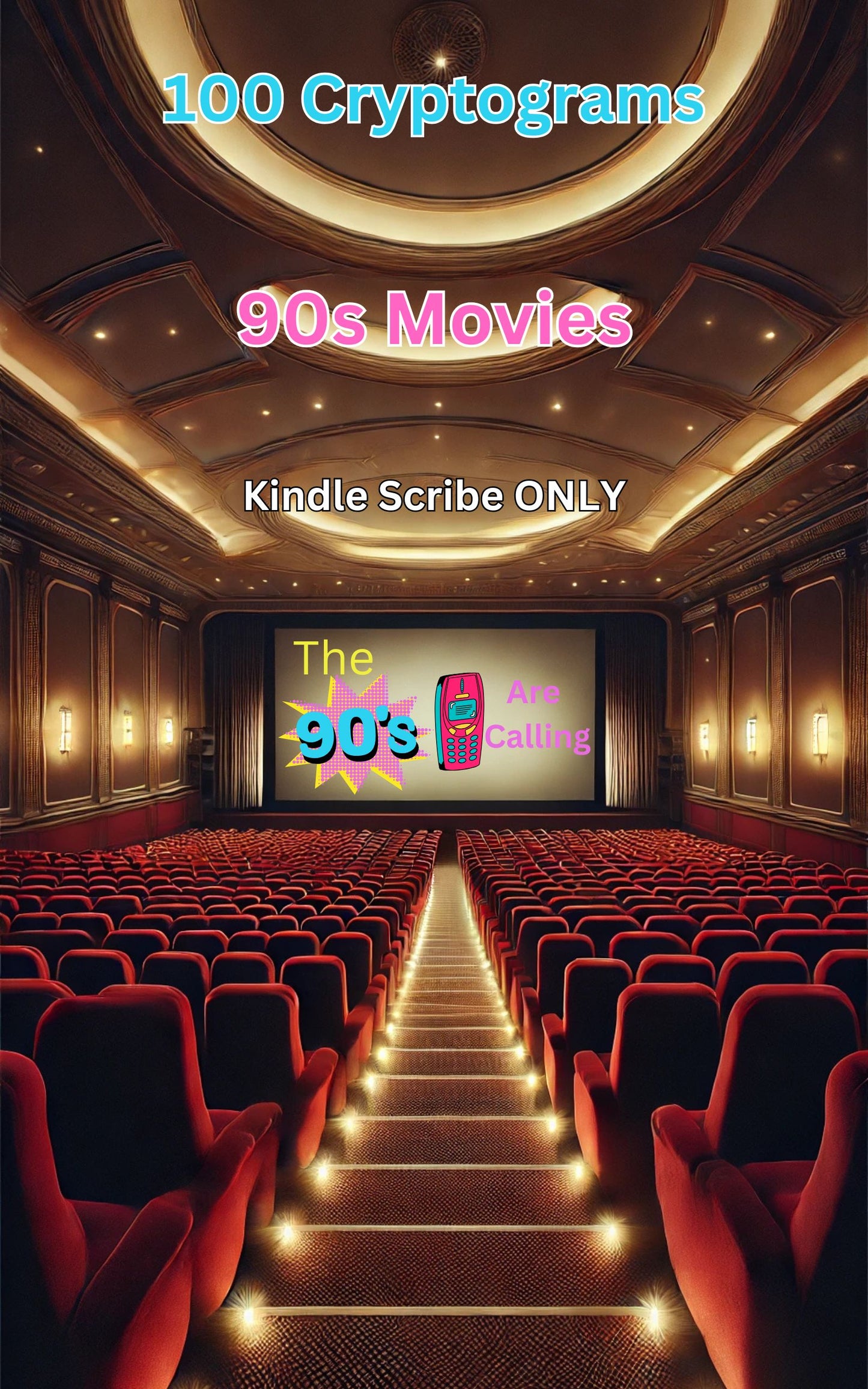 100 Cryptograms 90s Movies FOR KINDLE SCRIBE