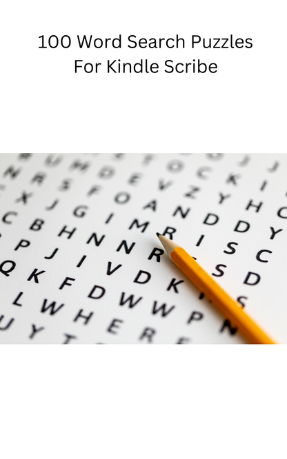 100 word searches for Kindle Scribe