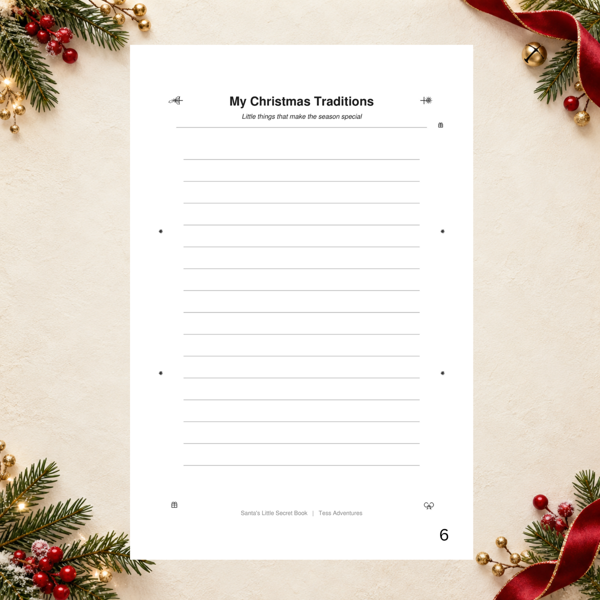 Santa's Little Secret Book
