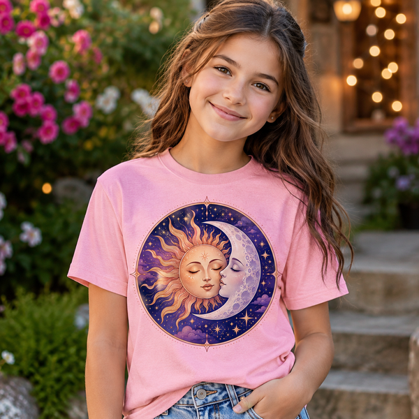 Celestial Sun & Moon Youth T-Shirt
