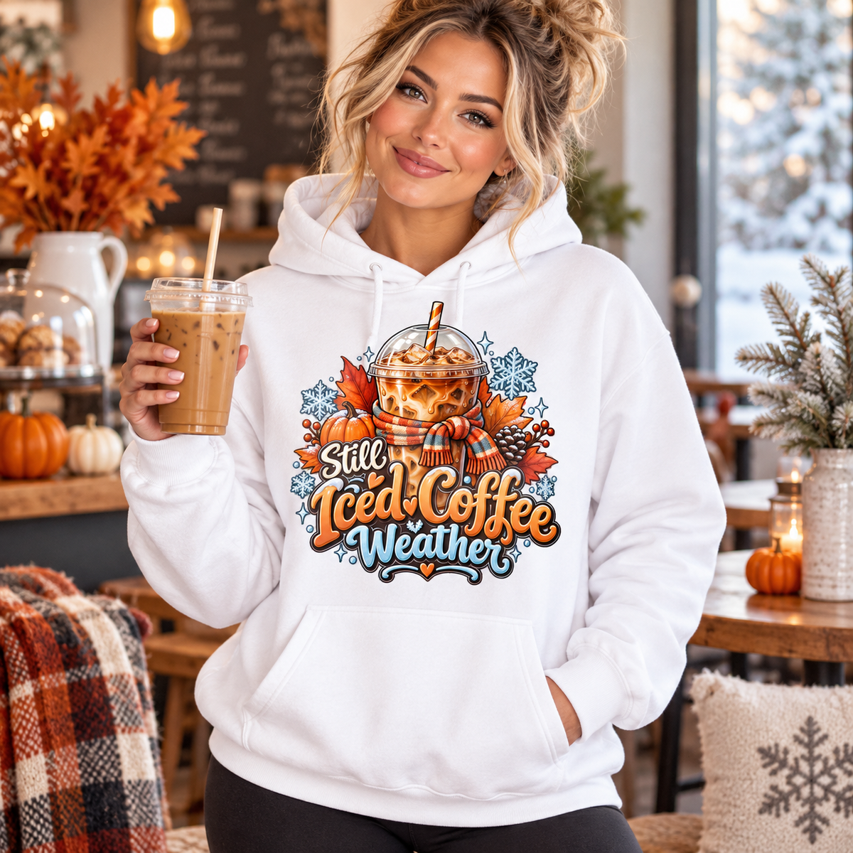 Still Iced Coffee Weather Hoodie | Fall & Winter Coffee