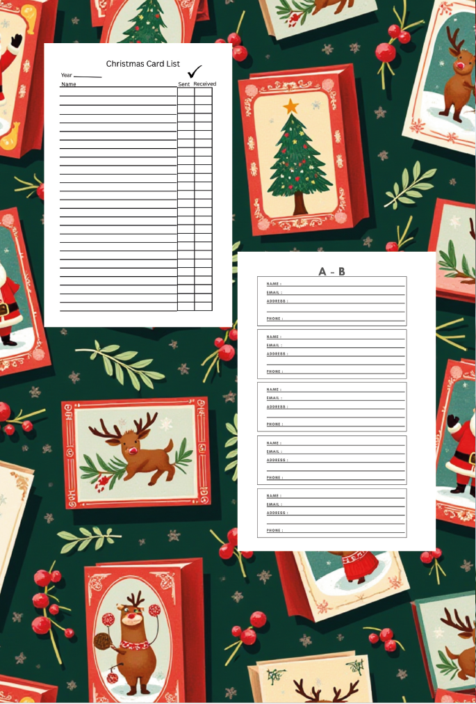 Christmas Card Mailing List