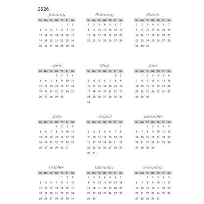 2026 Coil Bound Daily & Hourly Planner: Shark Theme Productivity Organizer with To-Do Lists and Notes | January–December Appointment Book and Time Management Planner